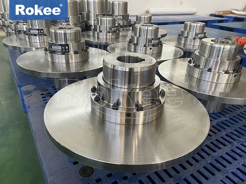 Gear Coupling With Brake Disc